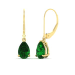 Load image into Gallery viewer, pear-emerald-lever-back-4-carat-earrings-in-yellow-gold-FDEAR11236PEGEMGR-4.00CT-NL-YG.jpg
