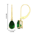 Load image into Gallery viewer, pear-emerald-lever-back-4-carat-earrings-in-yellow-gold-FDEAR11236PEGEMGR-4.00CT-NL-YG.jpg
