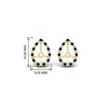 Load image into Gallery viewer, pear-halo-earring-black-diamond-for-2-carat-jackets-in-yellow-gold-fdearpe9677gblackangle2-2.00ct-nl-yg-hw