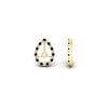 Load image into Gallery viewer, pear-halo-earring-black-diamond-for-2-carat-jackets-in-yellow-gold-fdearpe9677gblackangle4-2.00ct-nl-yg