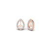 Load image into Gallery viewer, pear-halo-earring-diamond-for-1-carat-jackets-in-rose-gold-fdearpe9677angle1-1.00ct-nl-rg.jpg?v=1763036620