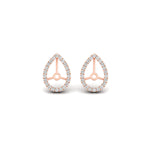 Load image into Gallery viewer, pear-halo-earring-diamond-for-2-carat-jackets-in-rose-gold-fdearpe9677angle2-2.00ct-nl-rg
