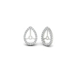 Load image into Gallery viewer, pear-halo-earring-diamond-for-2-carat-jackets-in-white-gold-fdearpe9677angle1-2.00ct-nl-wg
