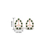 Load image into Gallery viewer, pear-halo-earring-emerald-for-1-carat-jackets-in-rose-gold-fdearpe9677gemgrangle2-1.00ct-nl-rg-hw.jpg?v=1763036620