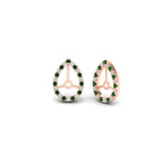 Load image into Gallery viewer, pear-halo-earring-emerald-for-2-carat-jackets-in-rose-gold-fdearpe9677gemgrangle1-2.00ct-nl-rg
