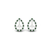 Load image into Gallery viewer, pear-halo-earring-emerald-for-2-carat-jackets-in-white-gold-fdearpe9677gemgrangle2-2.00ct-nl-wg