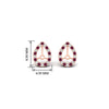 Load image into Gallery viewer, pear-halo-earring-pink-sapphire-for-1-carat-jackets-in-rose-gold-fdearpe9677gsadrpiangle2-1.00ct-nl-rg-hw.jpg?v=1763036620