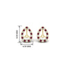 Load image into Gallery viewer, pear-halo-earring-pink-sapphire-for-1-carat-jackets-in-yellow-gold-fdearpe9677gsadrpiangle2-1.00ct-nl-yg-hw.jpg?v=1763036620