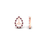 Load image into Gallery viewer, pear-halo-earring-pink-sapphire-for-2-carat-jackets-in-rose-gold-fdearpe9677gsadrpiangle4-2.00ct-nl-rg

