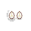 Load image into Gallery viewer, pear-halo-earring-pink-sapphire-for-2-carat-jackets-in-yellow-gold-fdearpe9677gsadrpiangle2-2.00ct-nl-yg-hw