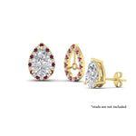 Load image into Gallery viewer, pear-halo-earring-pink-sapphire-for-2-carat-jackets-in-yellow-gold-fdearpe9677gsadrpiangle3-2.00ct-nl-yg
