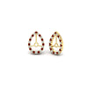 Load image into Gallery viewer, pear-halo-earring-ruby-for-2-carat-jackets-in-yellow-gold-fdearpe9677grudrangle1-2.00ct-nl-yg