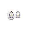 Load image into Gallery viewer, pear-halo-earring-sapphire-for-1-carat-jackets-in-yellow-gold-fdearpe9677gsablangle2-1.00ct-nl-yg-hw.jpg?v=1763036619