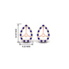 Load image into Gallery viewer, pear-halo-earring-sapphire-for-2-carat-jackets-in-rose-gold-fdearpe9677gsablangle2-2.00ct-nl-rg-hw
