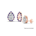 Load image into Gallery viewer, pear-halo-earring-sapphire-for-2-carat-jackets-in-rose-gold-fdearpe9677gsablngle3-2.00ct-nl-rg

