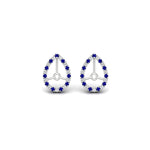 Load image into Gallery viewer, pear-halo-earring-sapphire-for-2-carat-jackets-in-white-gold-fdearpe9677gsablangle2-2.00ct-nl-wg
