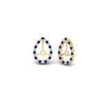 Load image into Gallery viewer, pear-halo-earring-sapphire-for-2-carat-jackets-in-yellow-gold-fdearpe9677gsablangle1-2.00ct-nl-yg
