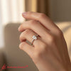 Load image into Gallery viewer, pear-lab-diamond-thin-classic-engagement-ring-set-in-14k-white-gold-FDENs9358