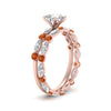 Load image into Gallery viewer, pear-orange-sapphire-floating-marquise-accent-ring-with-eternity-wedding-band-in-rose-gold-FDEWB9398PEGSAORANGEL2-NL-RG.jpg?v=1758802246