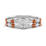 Load image into Gallery viewer, pear-orange-sapphire-floating-marquise-accent-ring-with-eternity-wedding-band-in-white-gold-FDEWB9398PEGSAOR-NL-WG.jpg?v=1758802161
