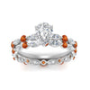 Load image into Gallery viewer, pear-orange-sapphire-floating-marquise-accent-ring-with-eternity-wedding-band-in-white-gold-FDEWB9398PEGSAORANGLE5-NL-WG.jpg?v=1758802208