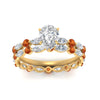 Load image into Gallery viewer, pear-orange-sapphire-floating-marquise-accent-ring-with-eternity-wedding-band-in-yellow-gold-FDEWB9398PEGSAORANGLE5-NL-YG.jpg?v=1758802247