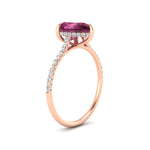Load image into Gallery viewer, pear-pink-sapphire-and-round-diamond-under-halo-promise-ring-in-rose-gold-FD9788PERGSADRPI-NL-RG.jpg
