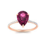 Load image into Gallery viewer, pear-pink-sapphire-and-round-diamond-under-halo-promise-ring-in-rose-gold-FD9788PERGSADRPI-NL-RG.jpg
