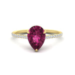 Load image into Gallery viewer, pear-pink-sapphire-and-round-diamond-under-halo-promise-ring-in-yellow-gold-FD9788PERGSADRPI-NL-YG.jpg
