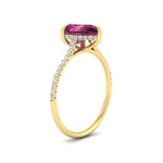 Load image into Gallery viewer, pear-pink-sapphire-and-round-diamond-under-halo-promise-ring-in-yellow-gold-FD9788PERGSADRPI-NL-YG.jpg
