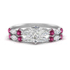 Load image into Gallery viewer, pear-pink-sapphire-floating-marquise-accent-ring-with-eternity-wedding-band-in-white-gold-FDEWB9398PEGSADRPI-NL-WG.jpg?v=1758802162