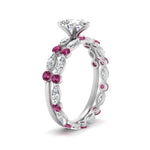 Load image into Gallery viewer, pear-pink-sapphire-floating-marquise-accent-ring-with-eternity-wedding-band-in-white-gold-FDEWB9398PEGSADRPIANGEL2-NL-WG.jpg?v=1758802106
