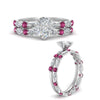 Load image into Gallery viewer, pear-pink-sapphire-floating-marquise-accent-ring-with-eternity-wedding-band-in-white-gold-FDEWB9398PEGSADRPIANGEL3-NL-WG.jpg?v=1758802106