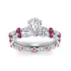 Load image into Gallery viewer, pear-pink-sapphire-floating-marquise-accent-ring-with-eternity-wedding-band-in-white-gold-FDEWB9398PEGSADRPIANGLE5-NL-WG.jpg?v=1758802106