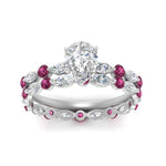 Load image into Gallery viewer, pear-pink-sapphire-floating-marquise-accent-ring-with-eternity-wedding-band-in-white-gold-FDEWB9398PEGSADRPIANGLE5-NL-WG.jpg?v=1758802106
