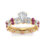 Load image into Gallery viewer, pear-pink-sapphire-floating-marquise-accent-ring-with-eternity-wedding-band-in-yellow-gold-FDEWB9398PEGSADRPIANGLE5-NL-YG.jpg?v=1758802163

