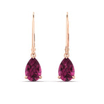 Load image into Gallery viewer, pear-pink-sapphire-lever-back-4-carat-earrings-in-rose-gold-FDEAR11236PEGSADRPI-4.00CT-NL-RG.jpg
