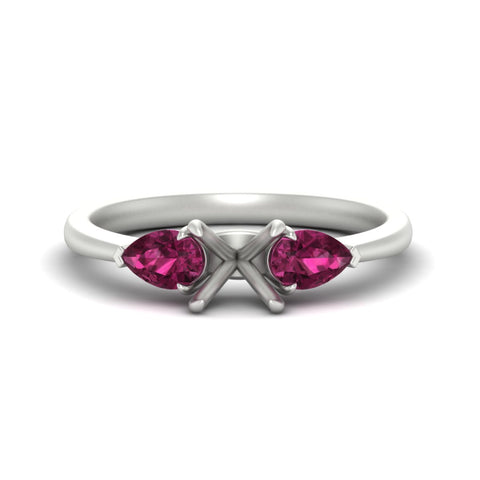 pear-pink-sappire-cathedral-semi-mount-engagement-ring-in-white-gold-fd-enr9210smr-nl-wg