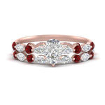 Load image into Gallery viewer, pear-ruby-floating-marquise-accent-ring-with-eternity-wedding-band-in-rose-gold-FDEWB9398PEGRUDR-NL-RG.jpg?v=1758802107

