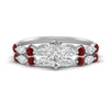 Load image into Gallery viewer, pear-ruby-floating-marquise-accent-ring-with-eternity-wedding-band-in-white-gold-FDEWB9398PEGRUDR-NL-WG.jpg?v=1758802208