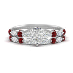 Load image into Gallery viewer, pear-ruby-floating-marquise-accent-ring-with-eternity-wedding-band-in-white-gold-FDEWB9398PEGRUDR-NL-WG.jpg?v=1758802208
