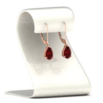 Load image into Gallery viewer, pear-ruby-lever-back-4-carat-earrings-in-rose-gold-FDEAR11236PEGRUDR-4.00CT-NL-RG.jpg
