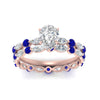 Load image into Gallery viewer, pear-sapphire-floating-marquise-accent-ring-with-eternity-wedding-band-in-rose-gold-FDEWB9398PEGSABLANGLE5-NL-RG.jpg?v=1758802163