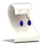 Load image into Gallery viewer, pear-sapphire-lever-back-4-carat-earrings-in-rose-gold-FDEAR11236PEGSABL-4.00CT-NL-RG.jpg
