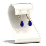 Load image into Gallery viewer, pear-sapphire-lever-back-4-carat-earrings-in-yellow-gold-FDEAR11236PEGSABL-4.00CT-NL-YG.jpg
