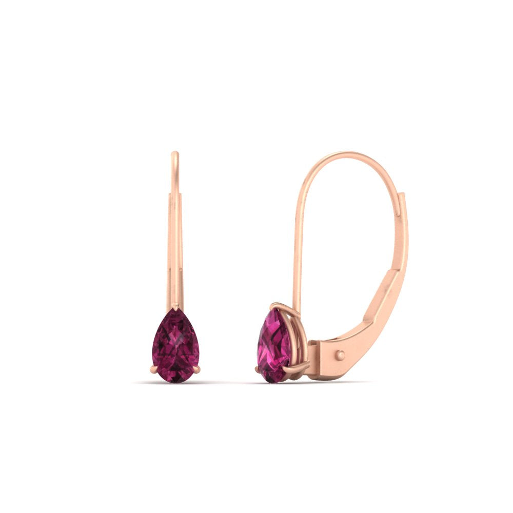 pear-shape-0.50-carat-pink-sapphire-lever-back-studs-earring-in-rose-gold-FDEAR9225PEGSADRPI-0.50CT-NL-RG