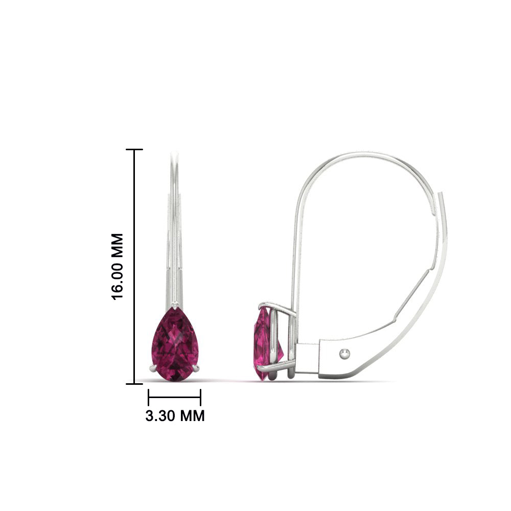 pear-shape-0.50-carat-pink-sapphire-lever-back-studs-earring-in-white-gold-FDEAR9225PEGSADRPI-0.50CT-NL-WG