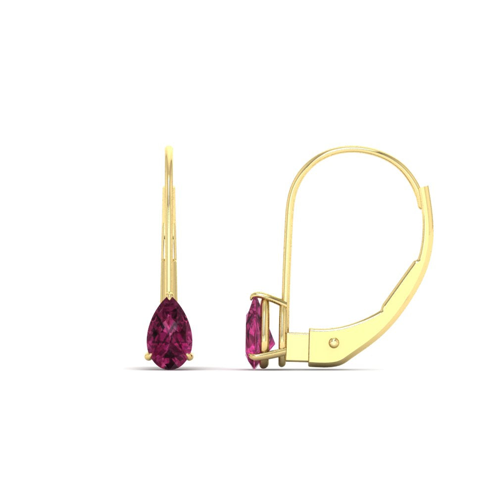 pear-shape-0.50-carat-pink-sapphire-lever-back-studs-earring-in-yellow-gold-FDEAR9225PEGSADRPI-0.50CT-NL-YG