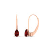 Load image into Gallery viewer, pear-shape-0.50-carat-ruby-lever-back-studs-earring-in-rose-gold-FDEAR9225PEGRUDR-0.50CT-NL-RG