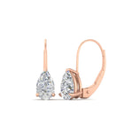 Load image into Gallery viewer, pear-shape-4-carat-diamond-lever-back-studs-earring-in-rose-gold-FDEAR9225PE-4.00CT-NL-RG
